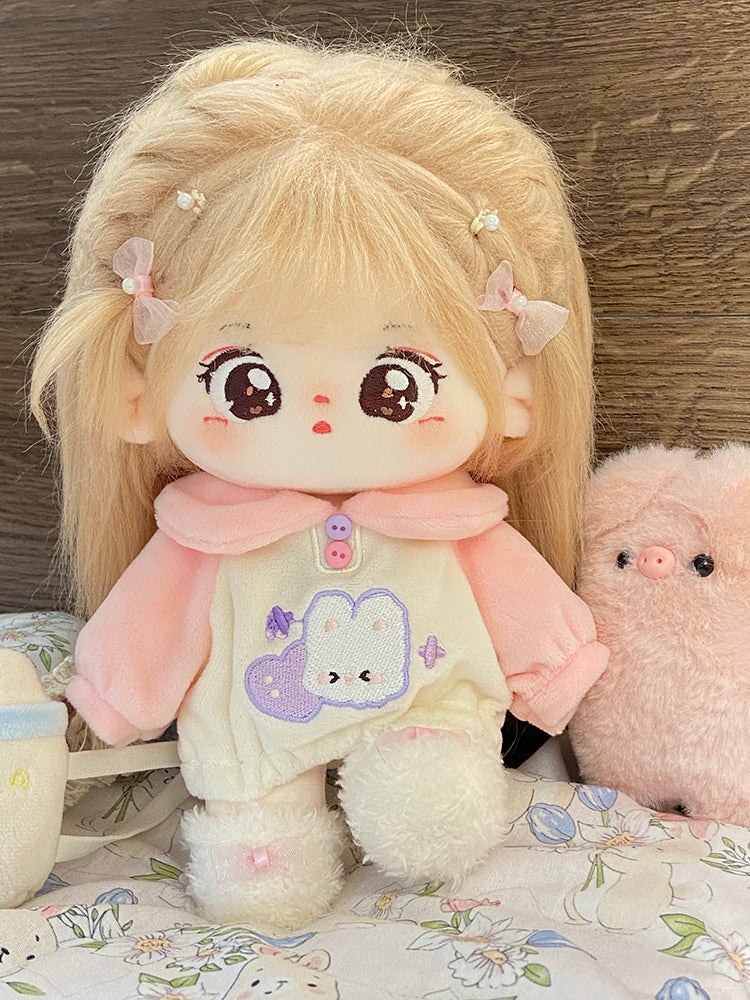 Uni Plush Doll Clothes-20cm cotton doll clothes for girls -Fluffy Rabbit and Lucky Little Bear Doll Clothes