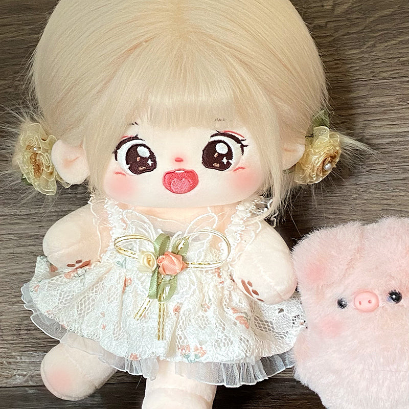 Uni Plush Doll Clothes-20cm cotton doll clothes for girls -Monet Garden Doll Clothes