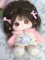 Uni Plush Doll Clothes-20cm cotton doll clothes for girls -Fluffy Rabbit and Lucky Little Bear Doll Clothes