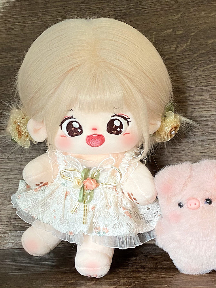 Uni Plush Doll Clothes-20cm cotton doll clothes for girls -Monet Garden Doll Clothes