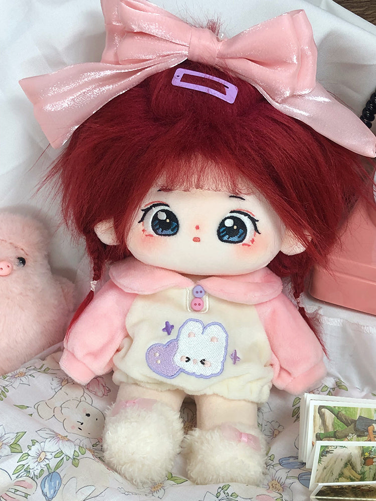 Uni Plush Doll Clothes-20cm cotton doll clothes for girls -Fluffy Rabbit and Lucky Little Bear Doll Clothes