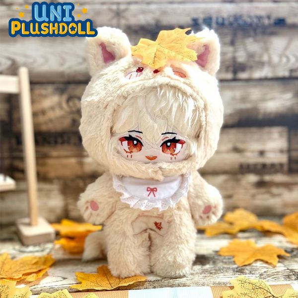 Uni Plush Doll Genshin Kaedehara Kazuha Cat Pajamas Cotton Doll Plush 20 CM