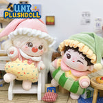 Uni Plush Doll Baby Clothes Nightcap Set 20cm Plush Cotton Doll Clothes