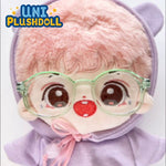 Uni Plush Doll Color Gradient Sunglasses 20cm Plush Cotton Doll Clothes