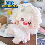 Uni Plush Doll Little Fudie Suspender Skirt Baby Hat  20cm Plush Cotton Doll Clothes