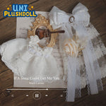 Uni Plush Doll Wedding Dress 20cm Plush Cotton Doll Clothes